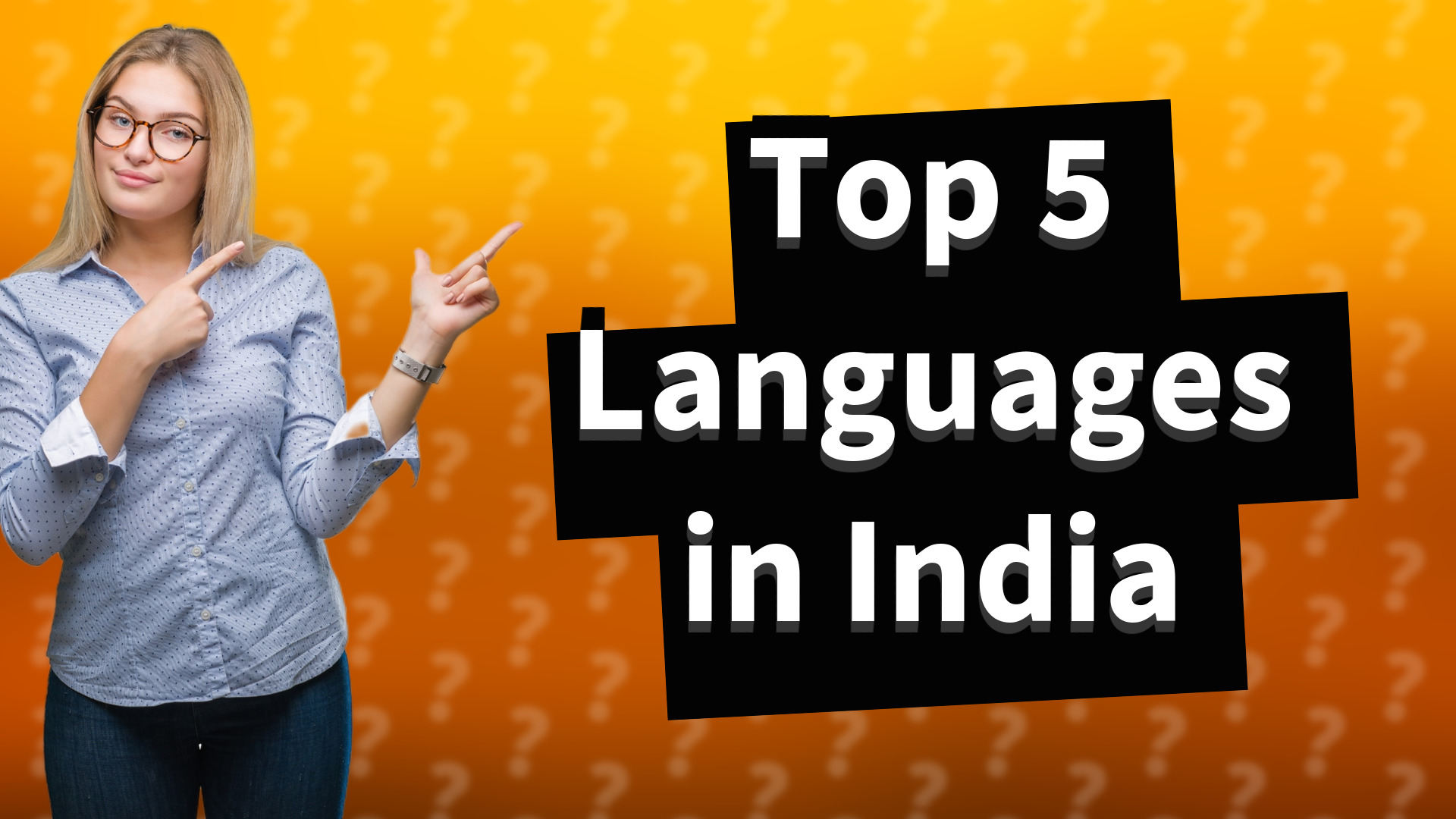 Top 5 Languages in India