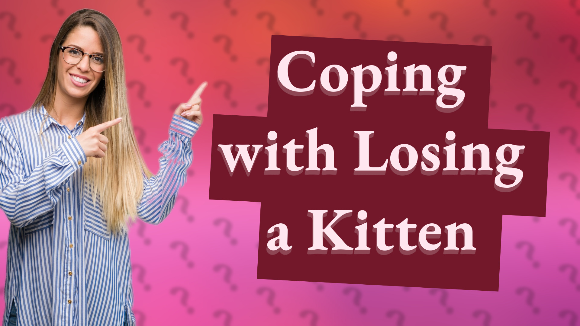 Coping with Losing a Kitten