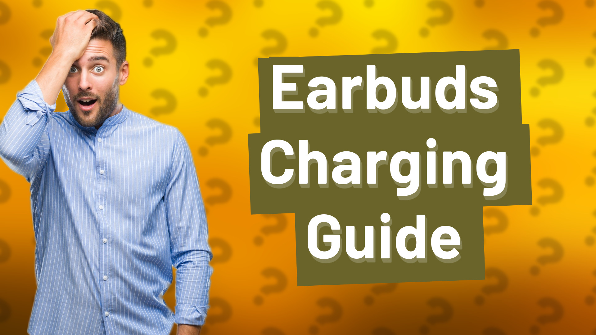 Earbuds Charging Guide
