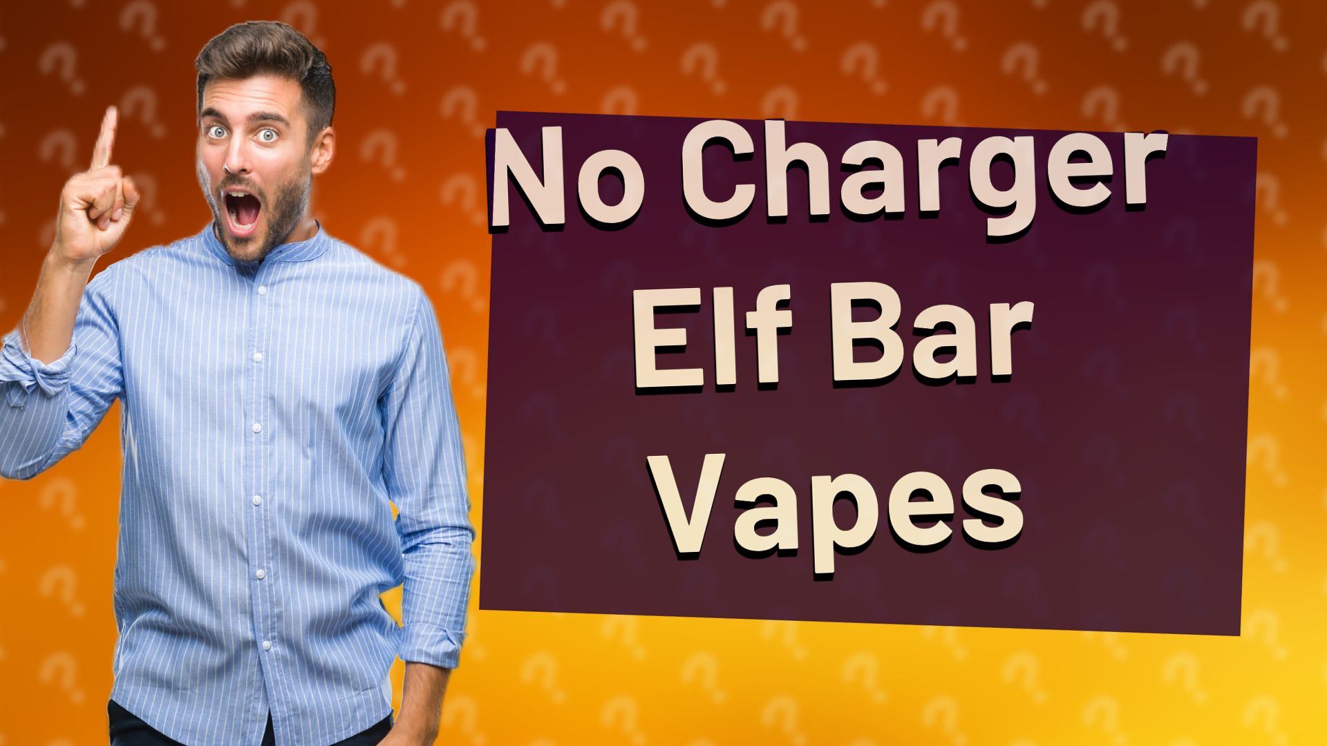 No Charger Elf Bar Vapes