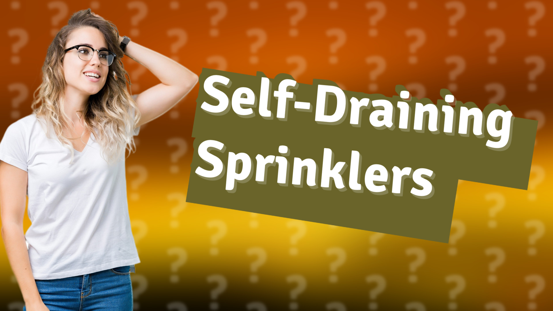 Self-Draining Sprinklers