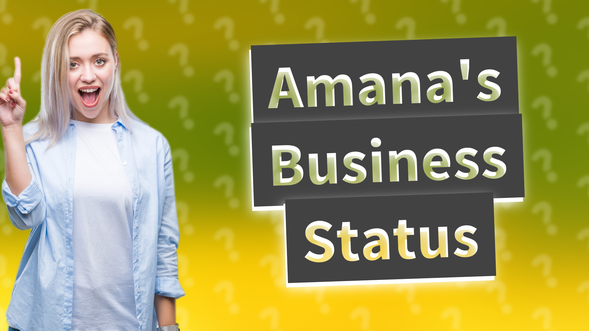 Amana's Business Status