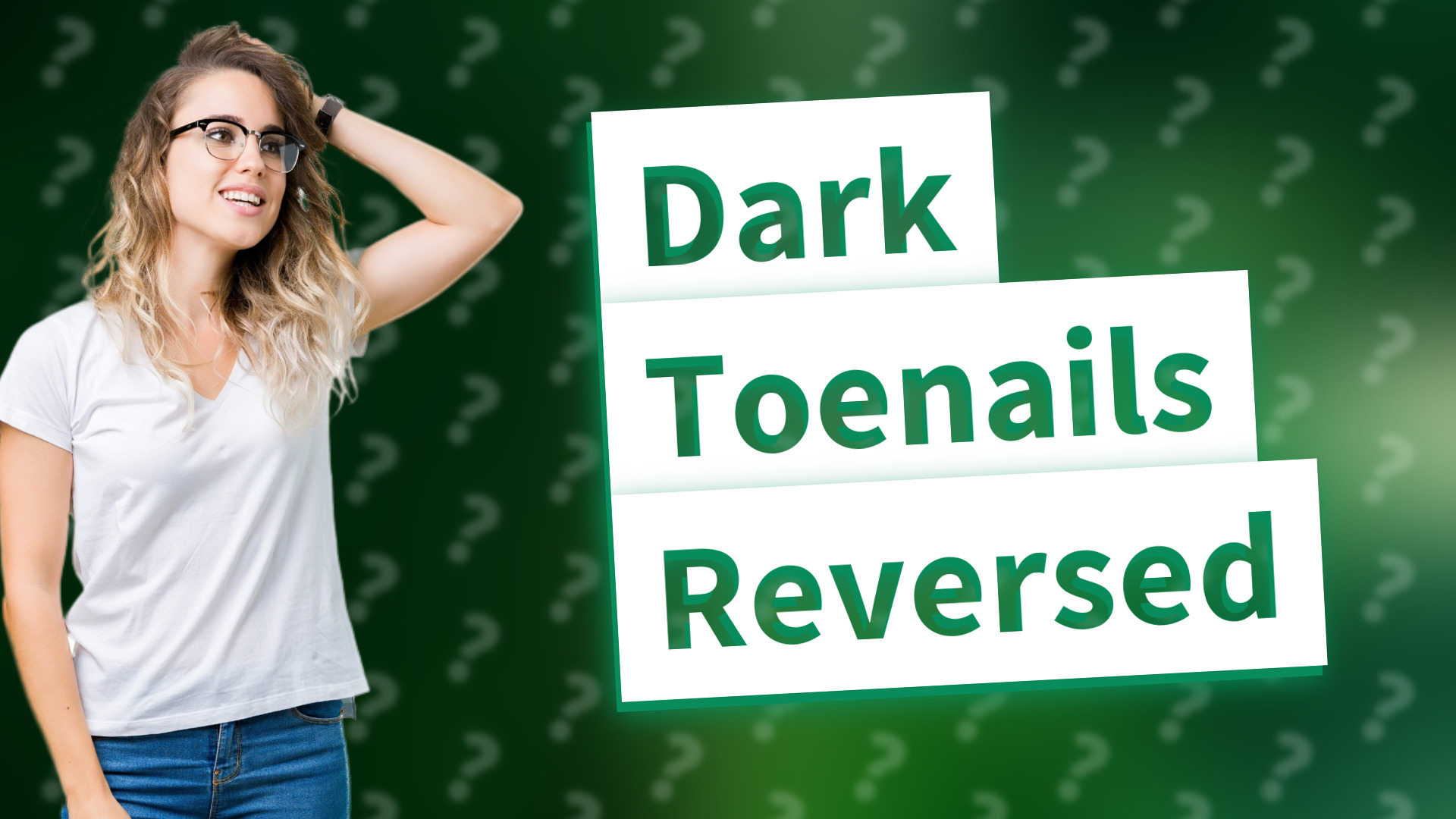 Dark Toenails Reversed