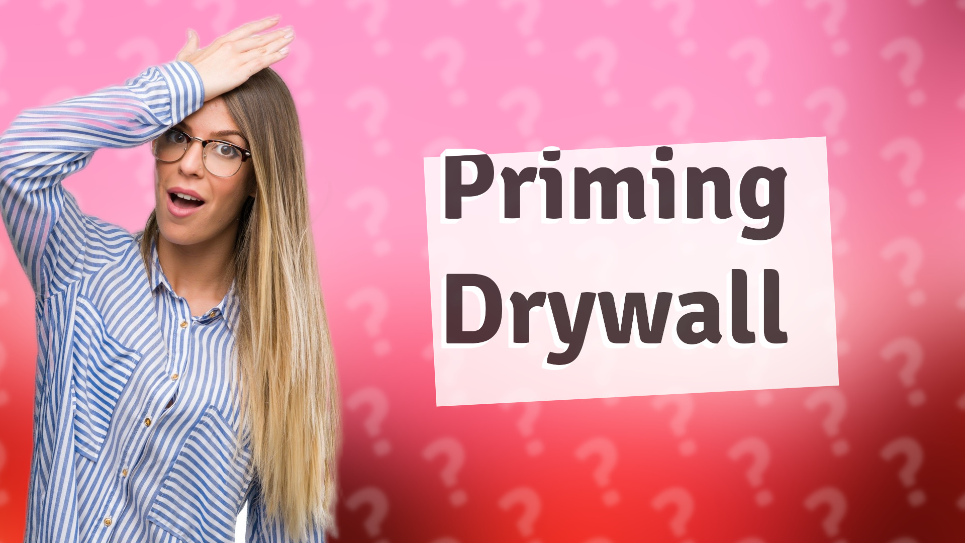 Priming Drywall