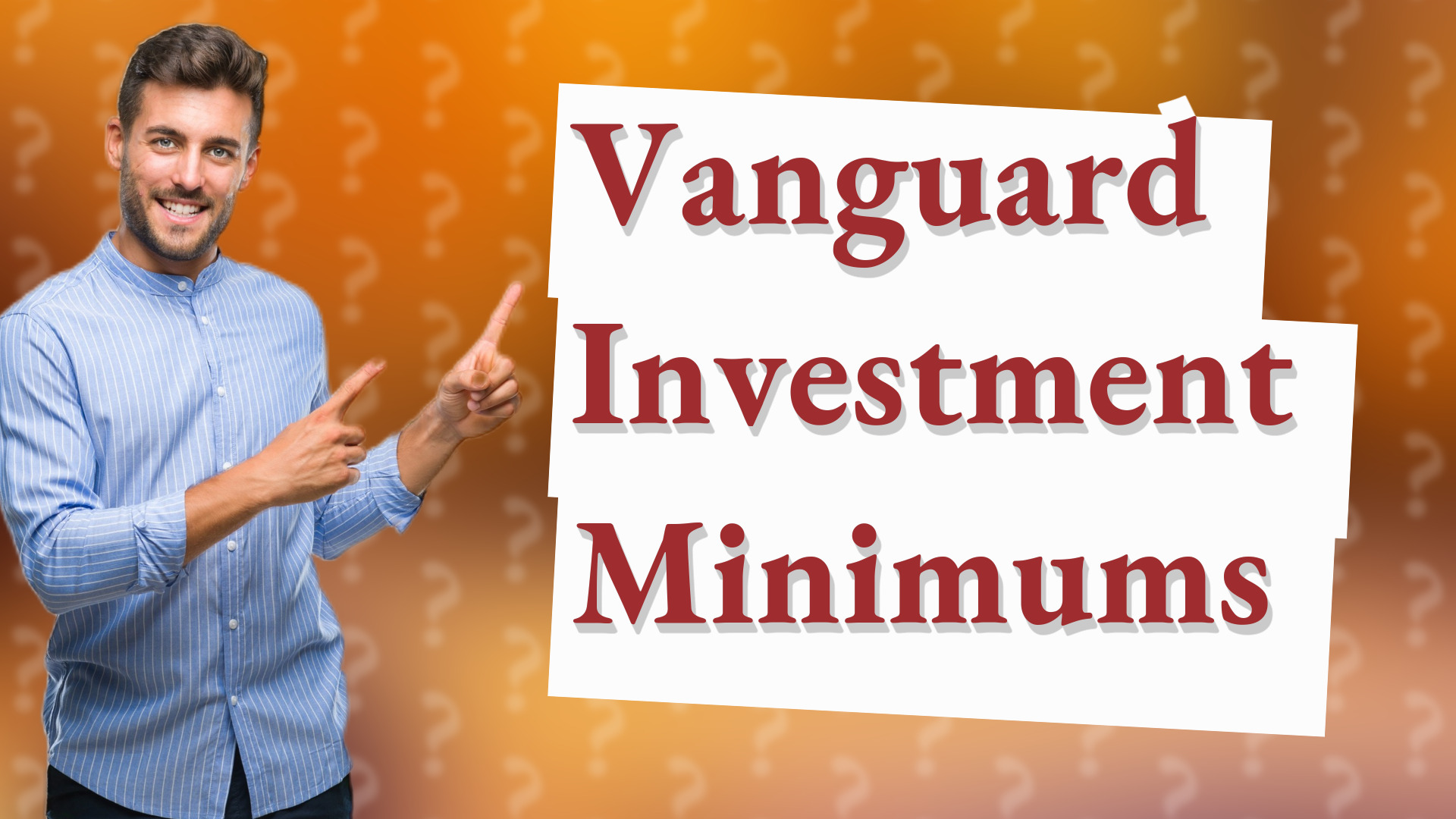 Vanguard Investment Minimums