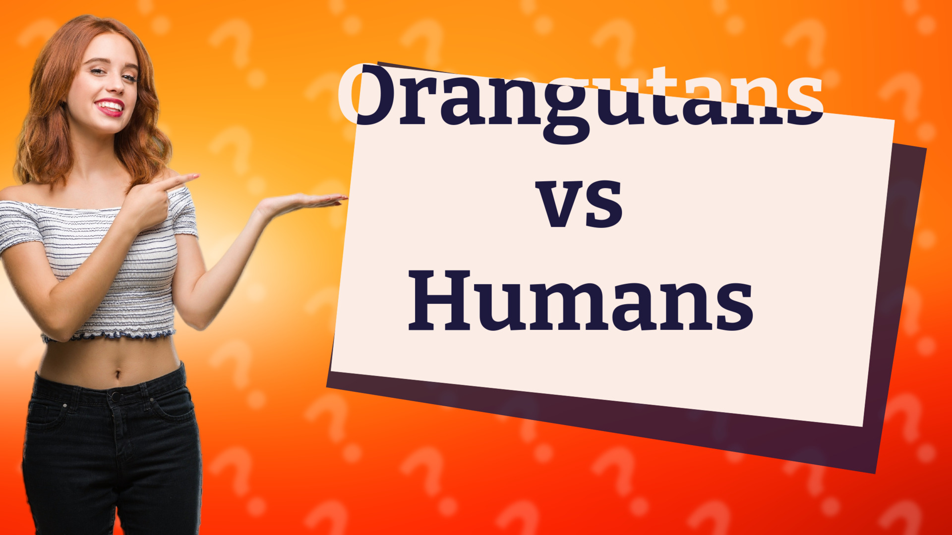 Orangutans vs Humans