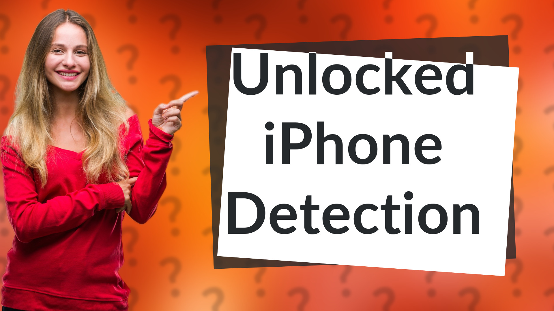 Unlocked iPhone Detection