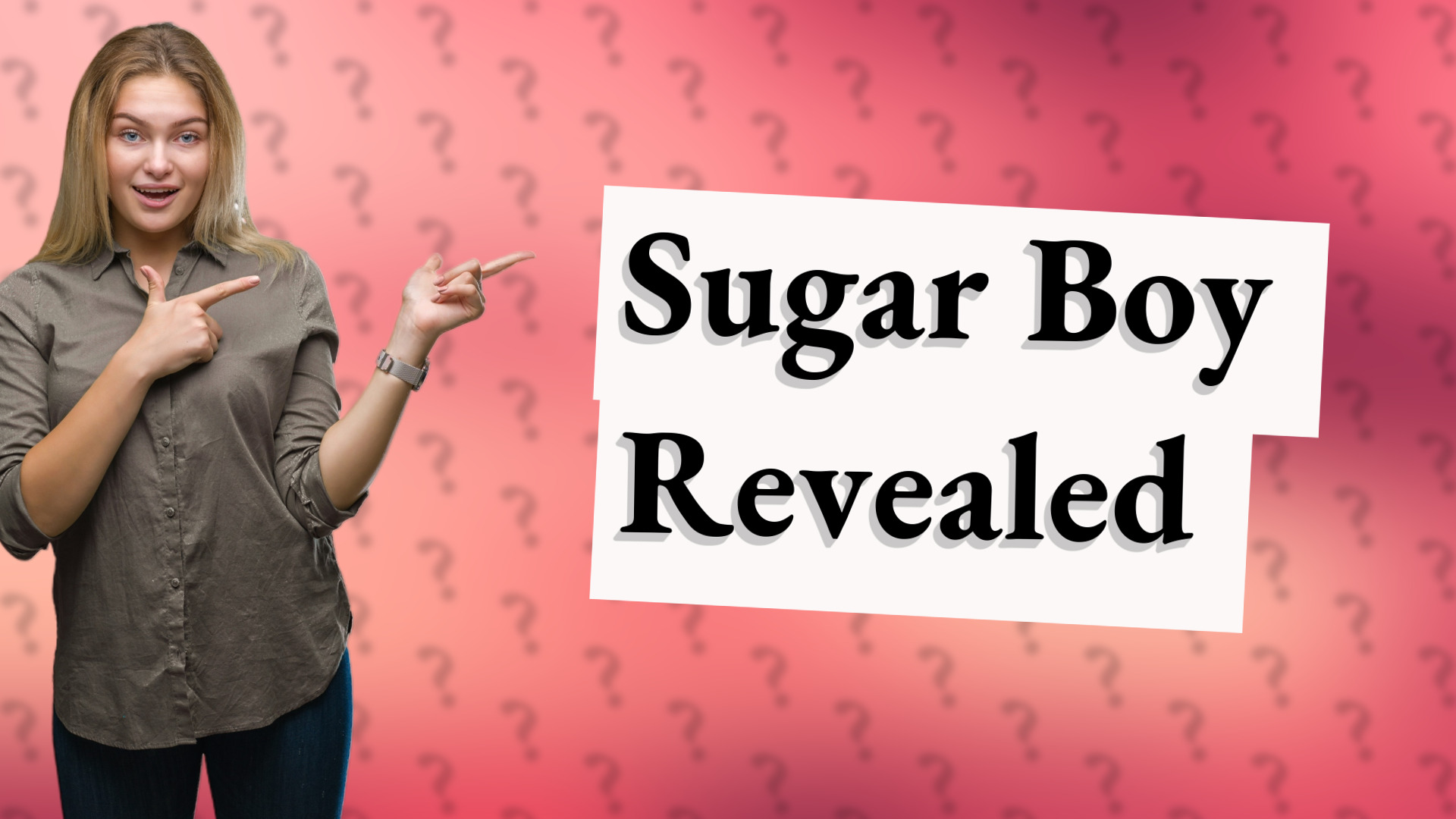 Sugar Boy Revealed