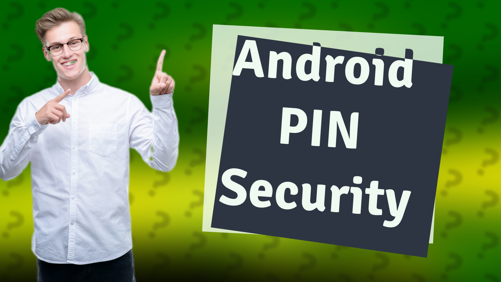 Android PIN Security
