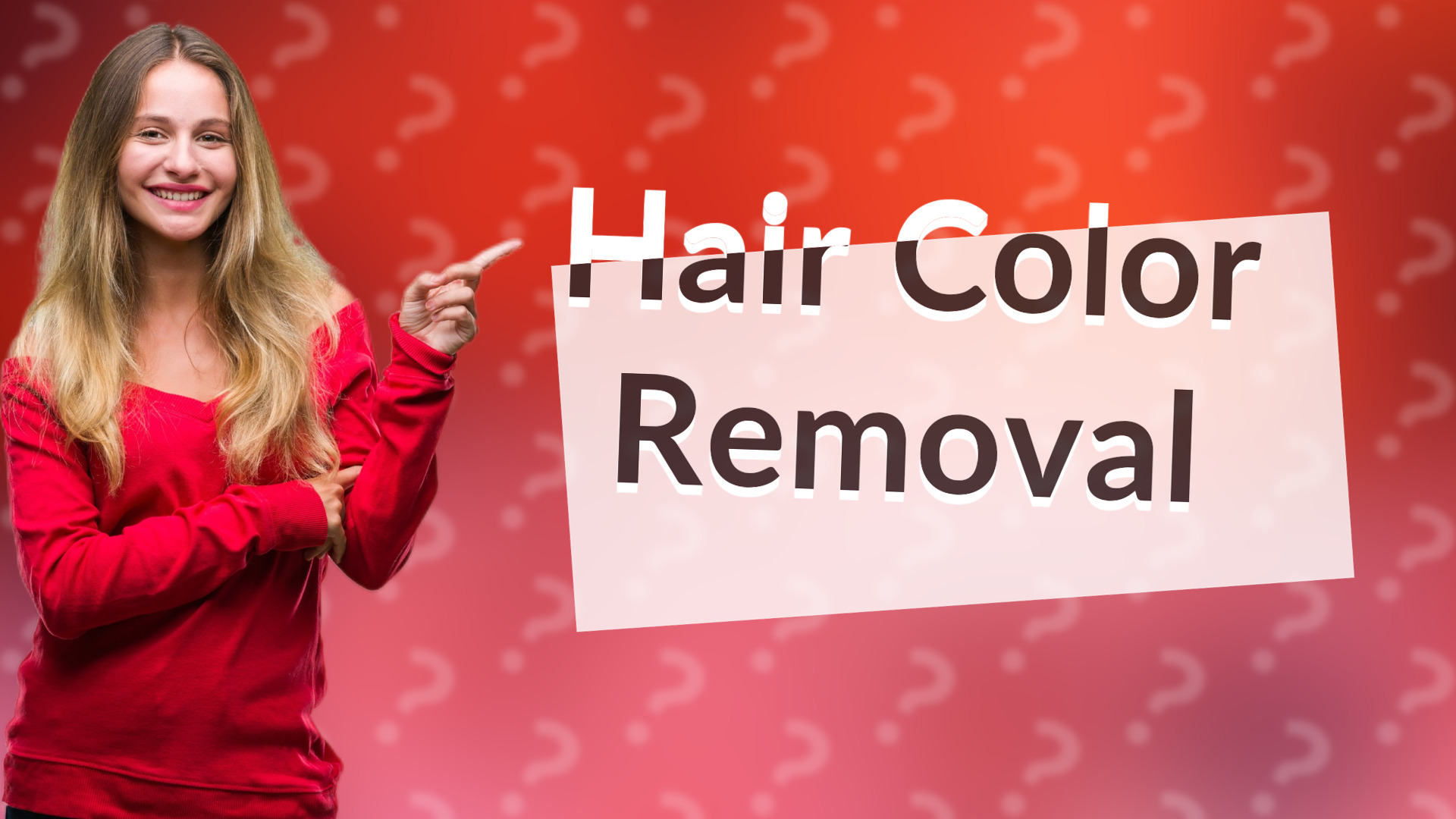 Hair Color Removal