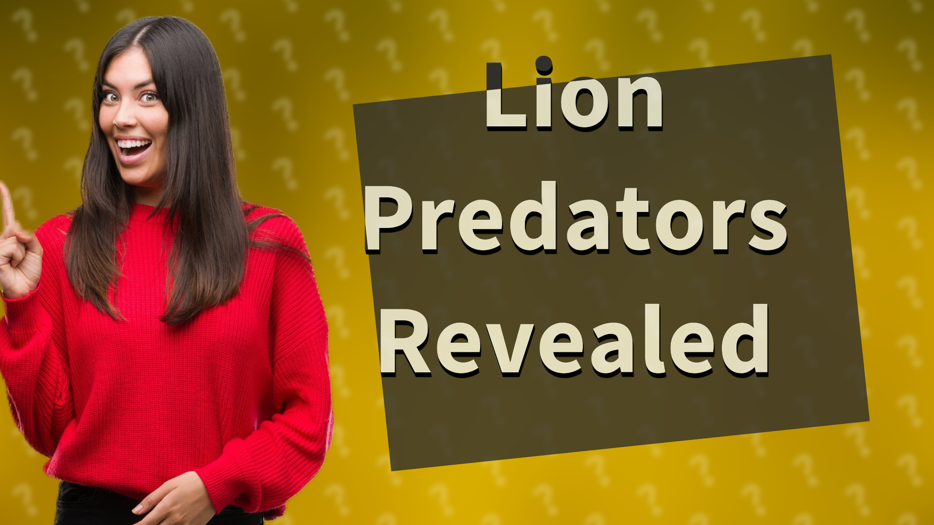 Lion Predators Revealed