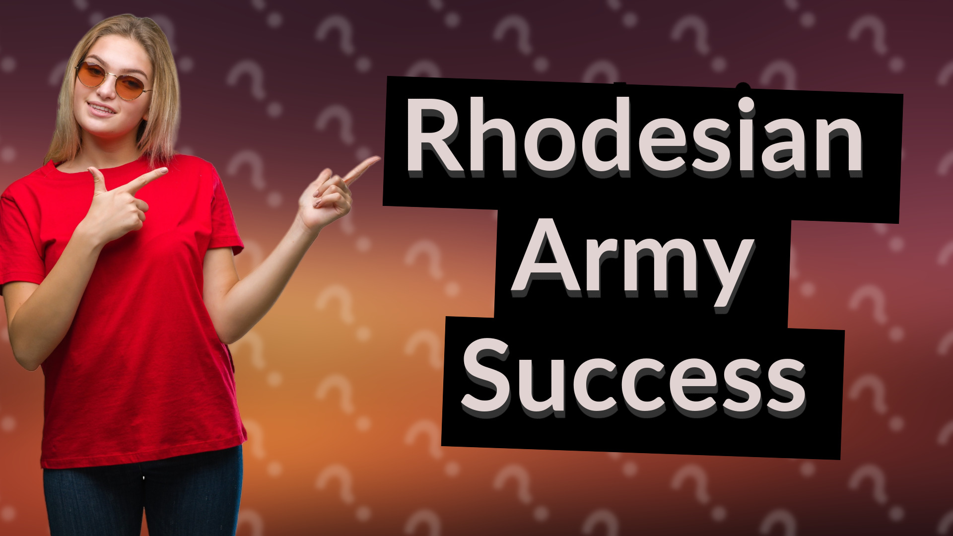Rhodesian Army Success