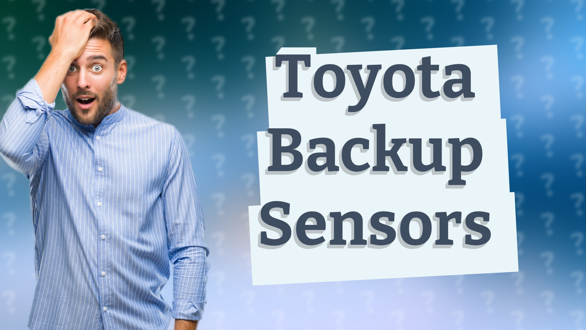 Toyota Backup Sensors