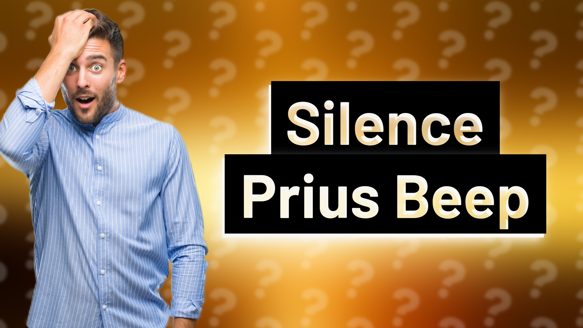 Silence Prius Beep