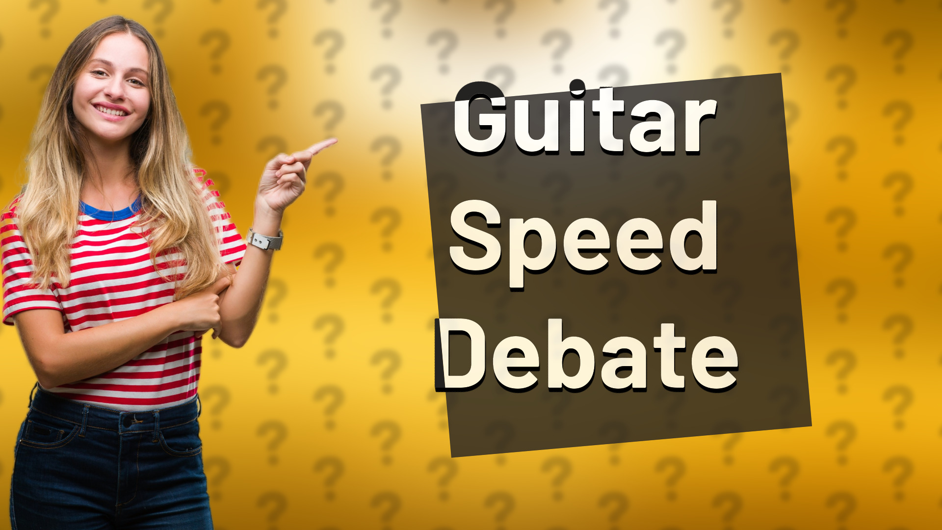 Guitar Speed Debate