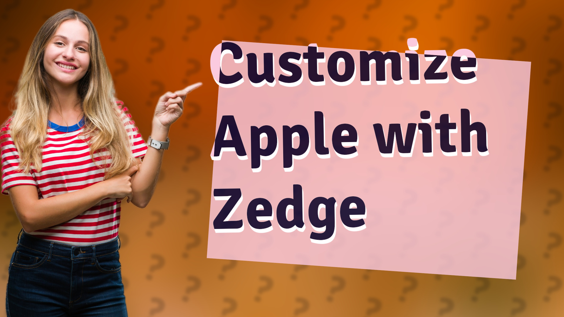 Customize Apple with Zedge