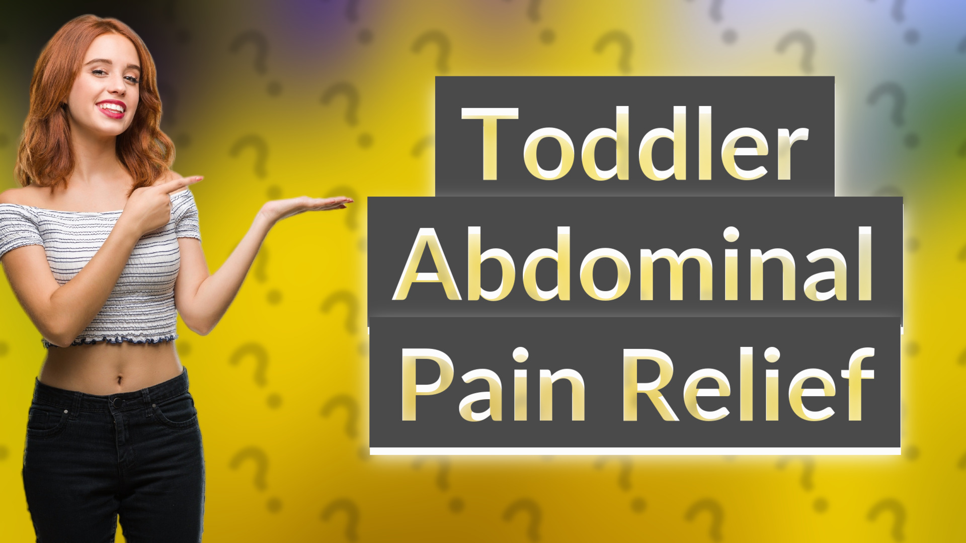 Toddler Abdominal Pain Relief