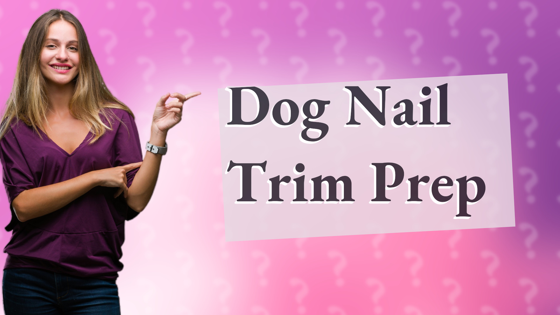 Dog Nail Trim Prep