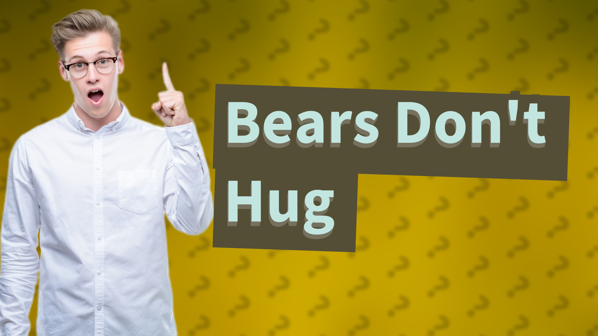 Bears Don't Hug