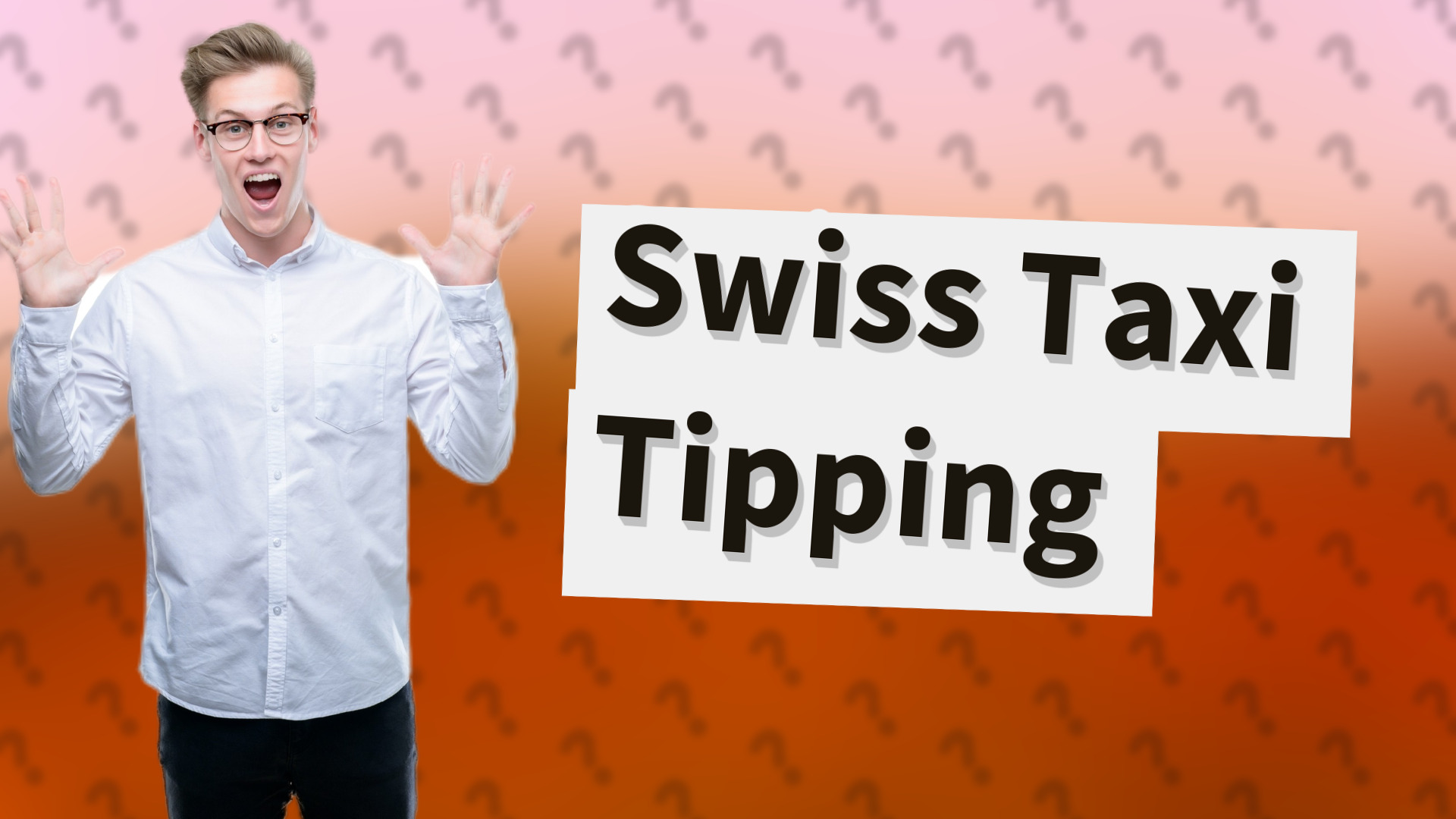 Swiss Taxi Tipping