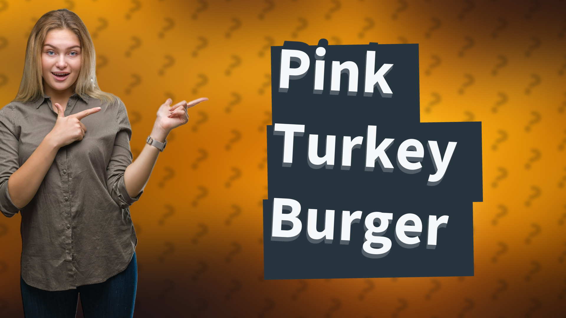 Pink Turkey Burger