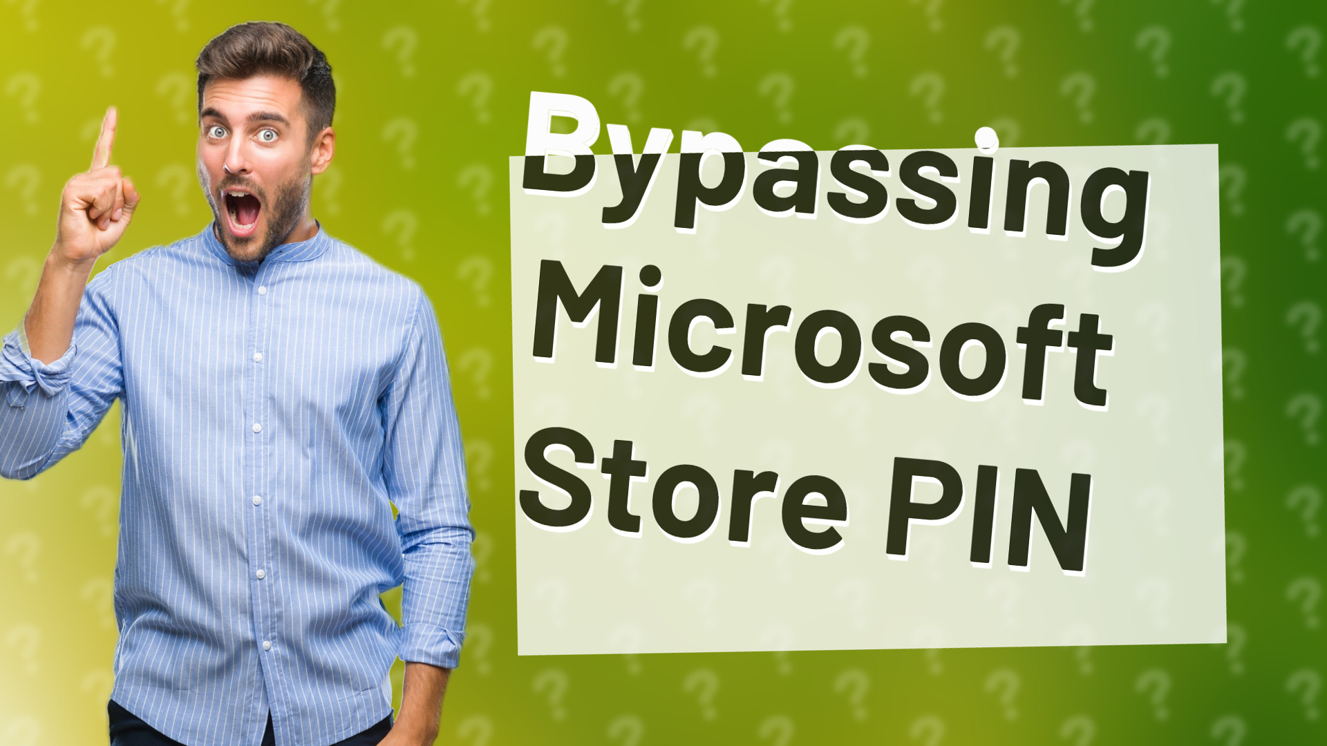 Bypassing Microsoft Store PIN