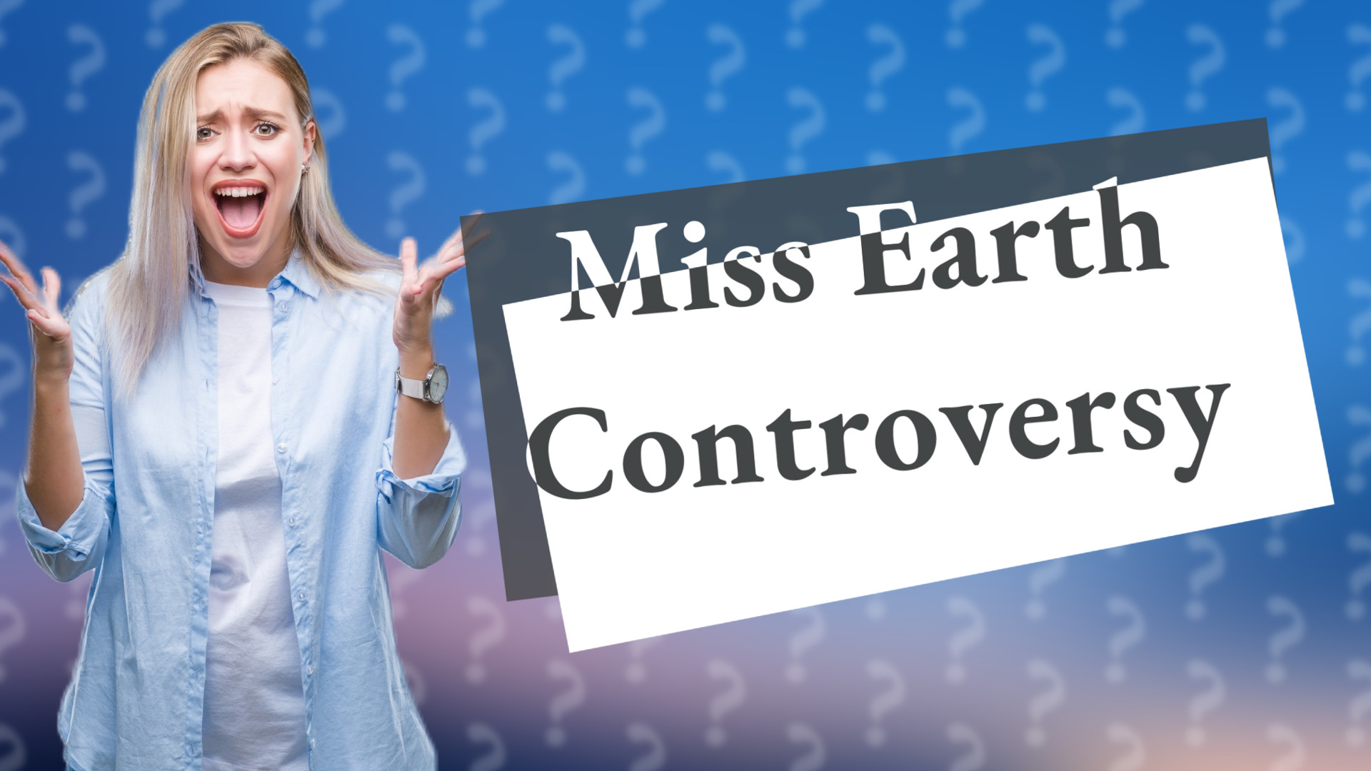 Miss Earth Controversy