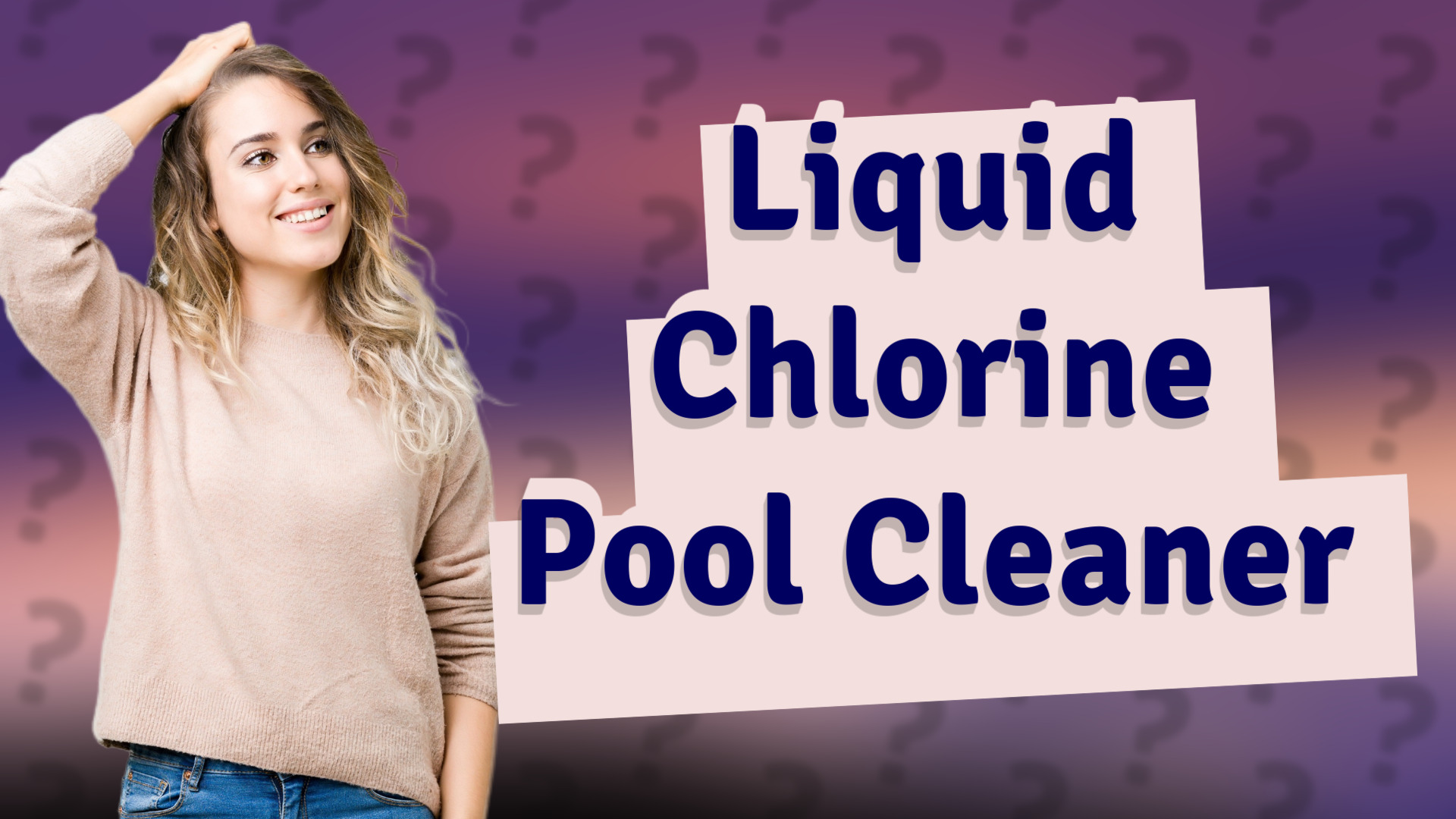 Liquid Chlorine Pool Cleaner