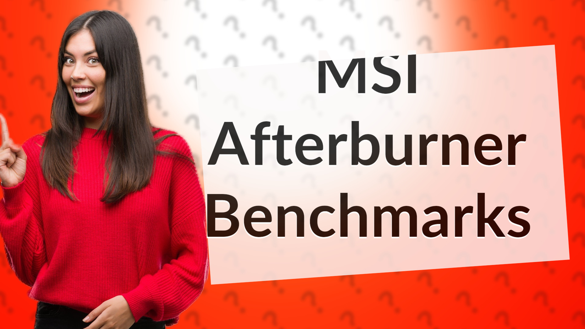 MSI Afterburner Benchmarks