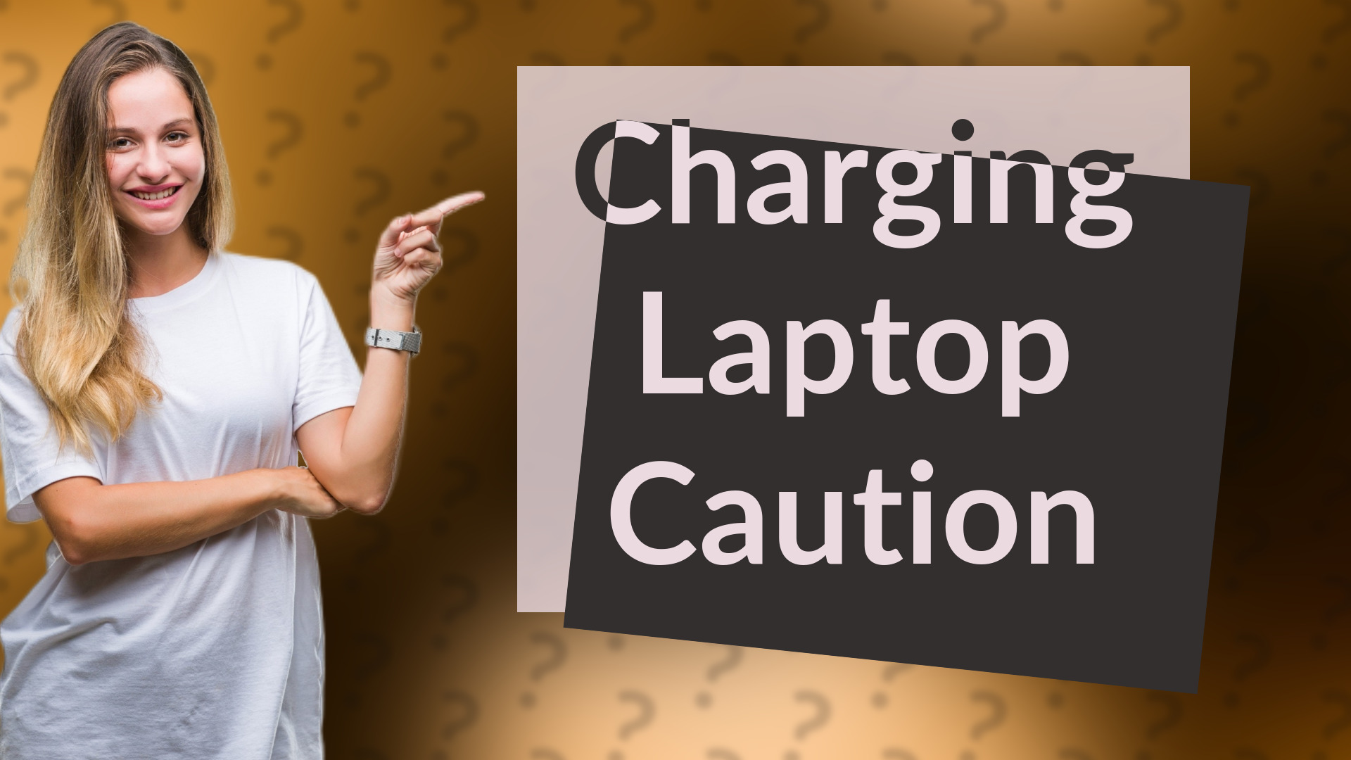 Charging Laptop Caution
