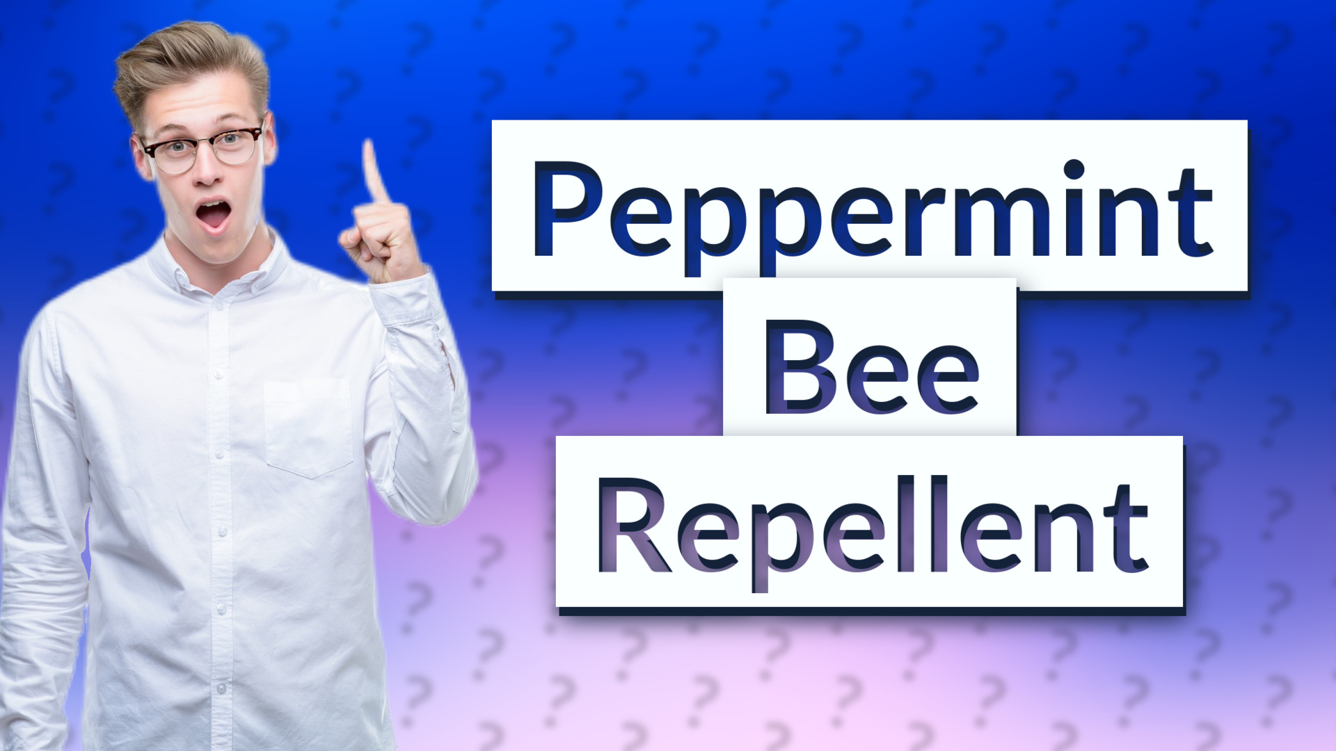 Peppermint Bee Repellent