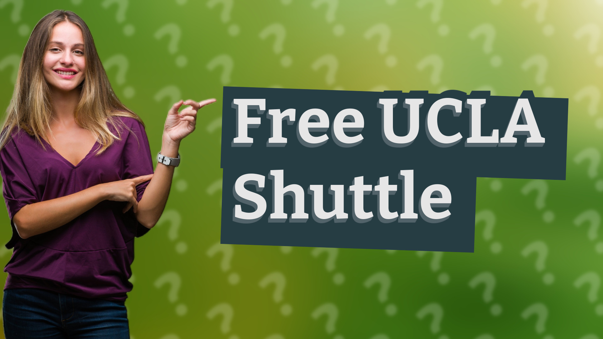 Free UCLA Shuttle