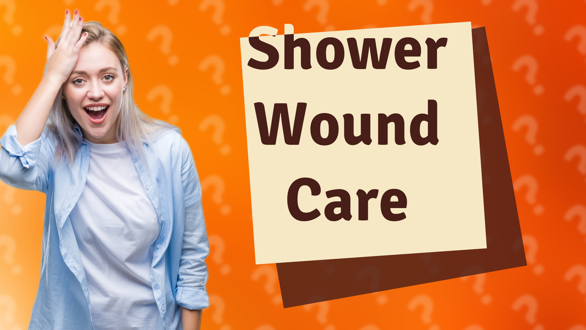 Shower Wound Care
