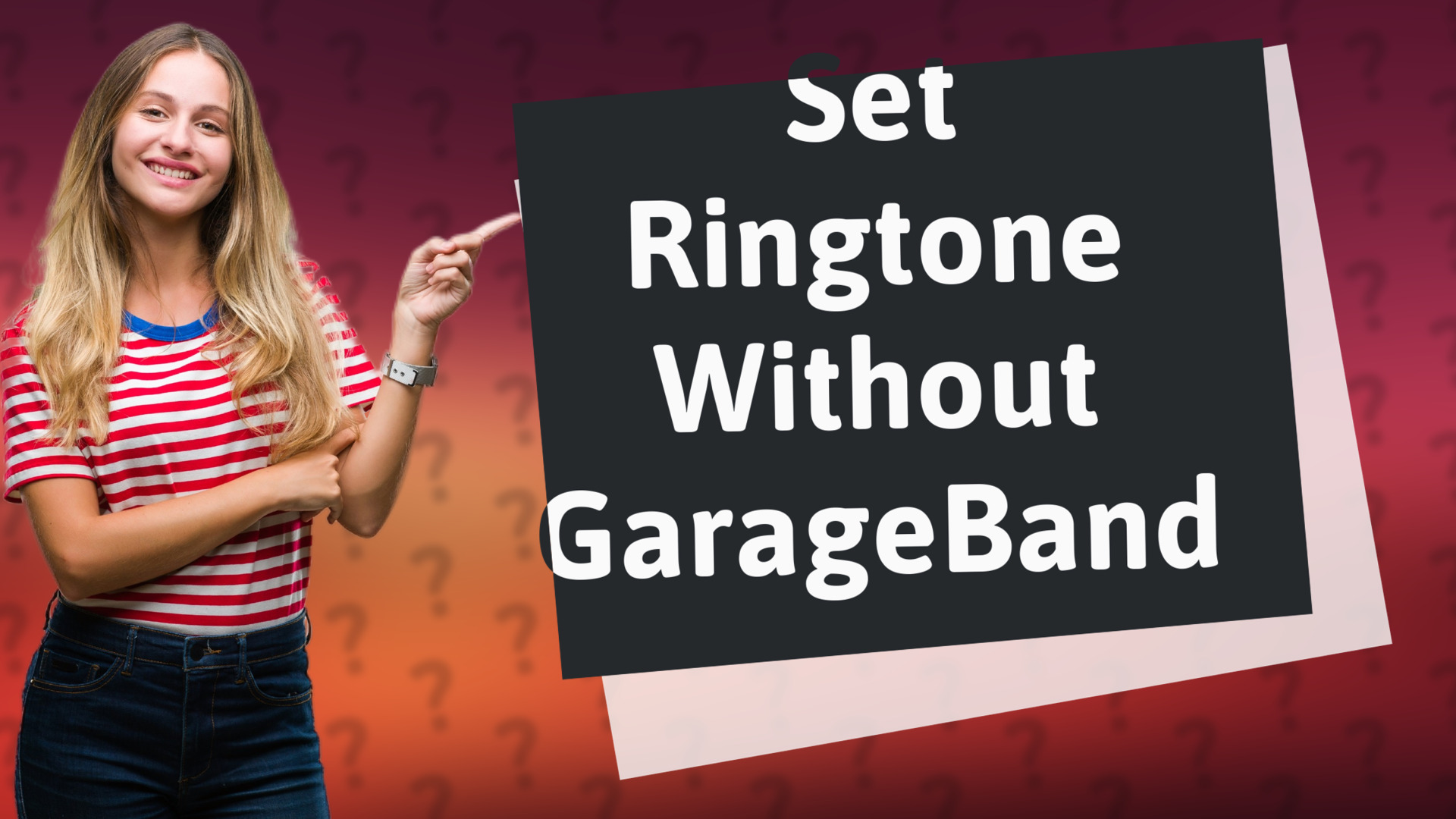 Set Ringtone Without GarageBand