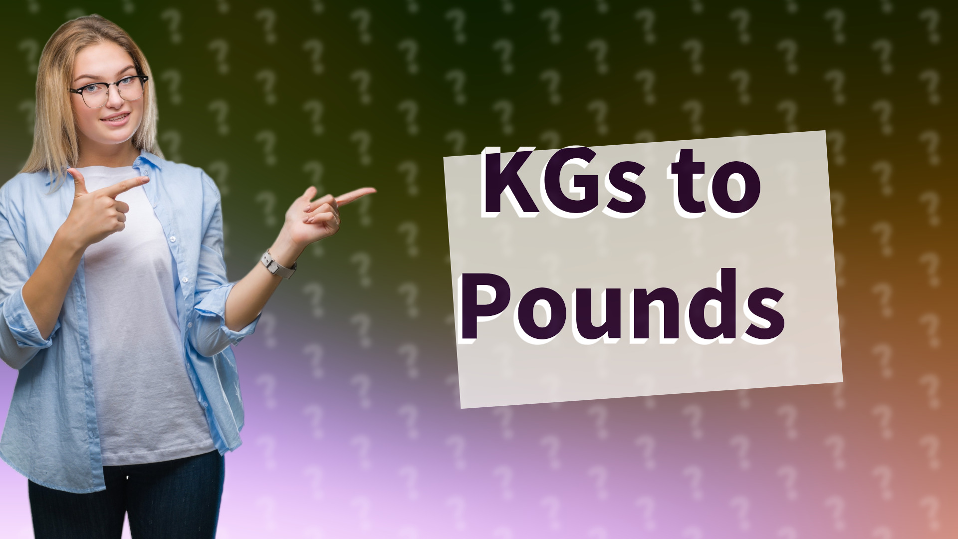 KGs to Pounds