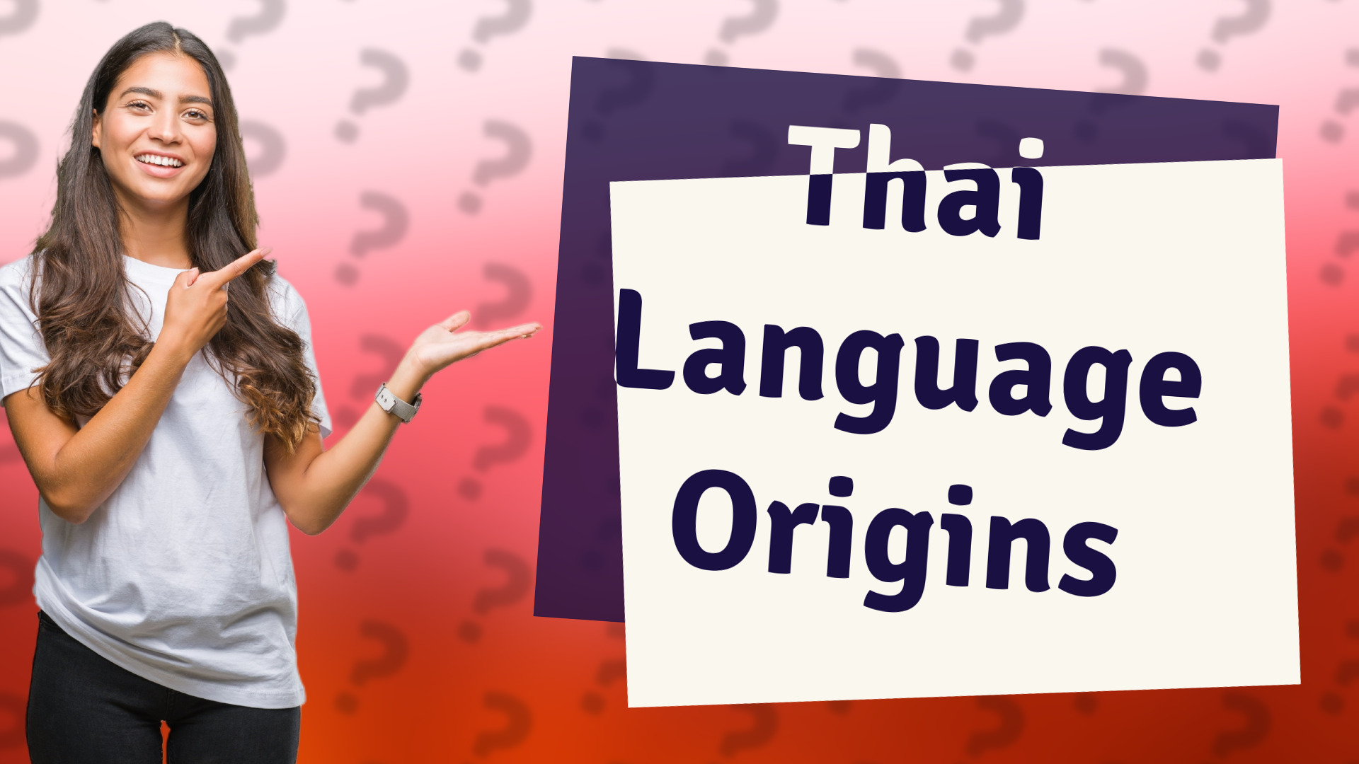 Thai Language Origins