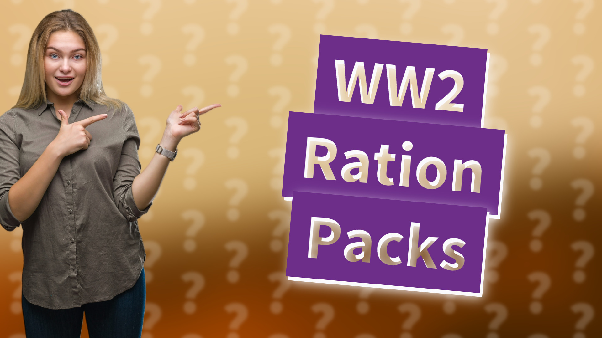WW2 Ration Packs