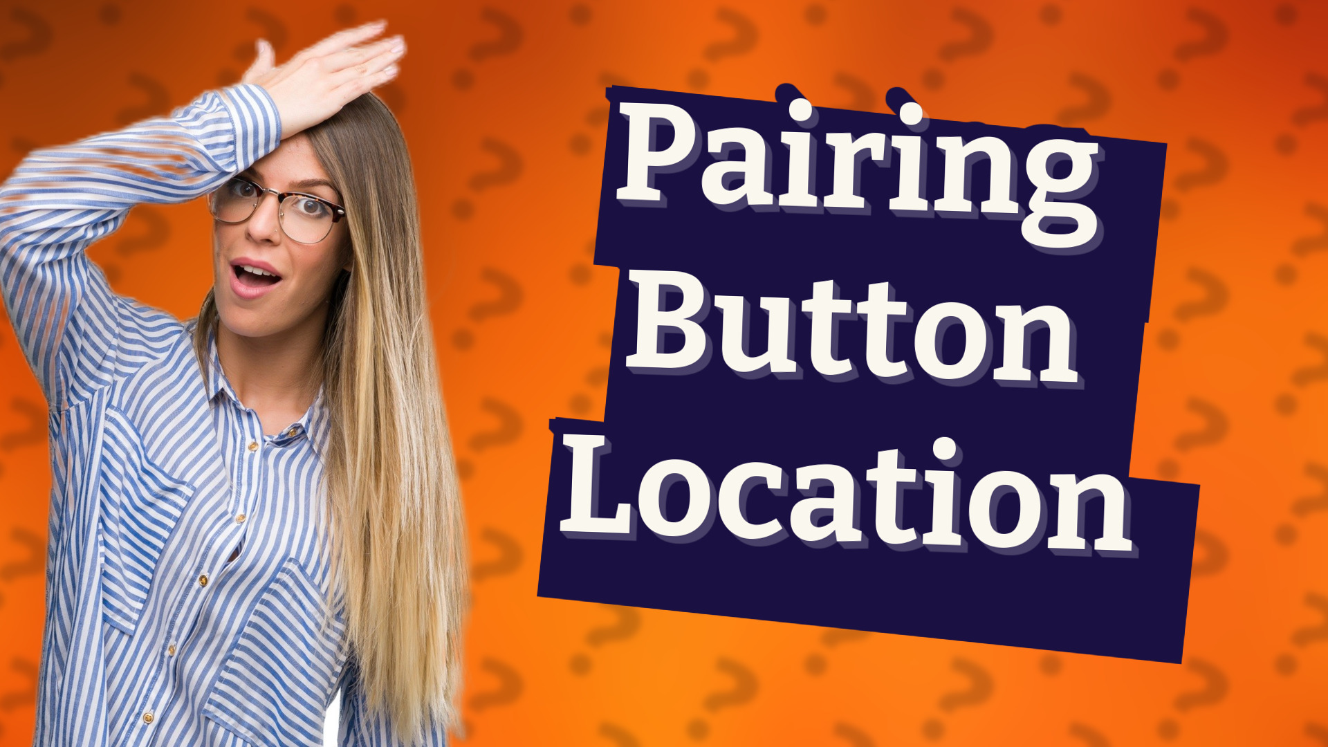 Pairing Button Location