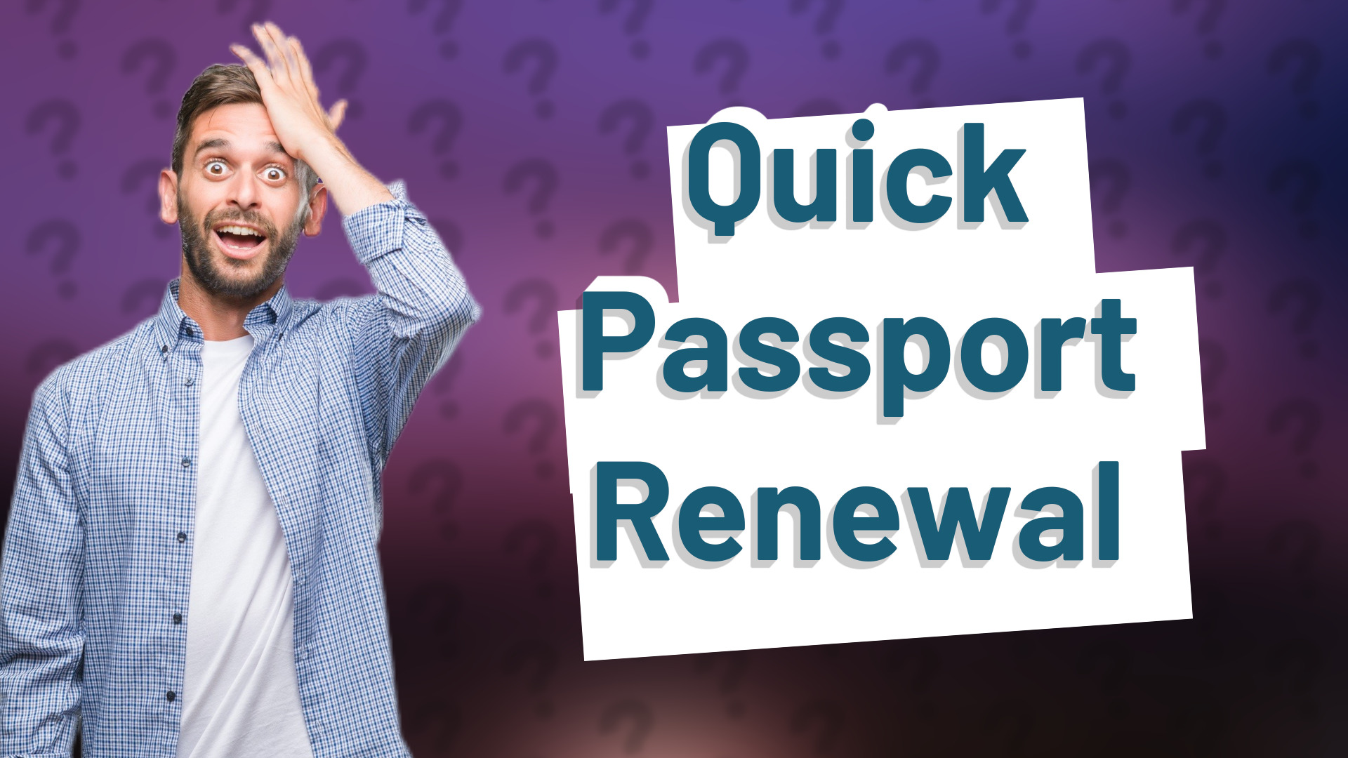Quick Passport Renewal