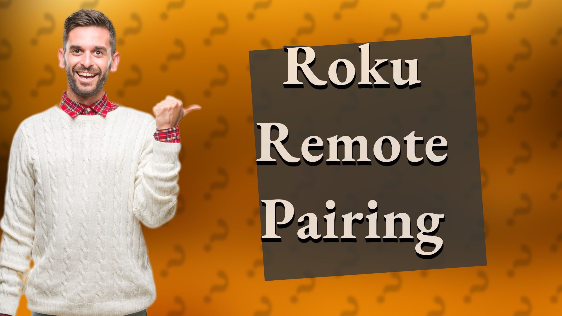 Roku Remote Pairing
