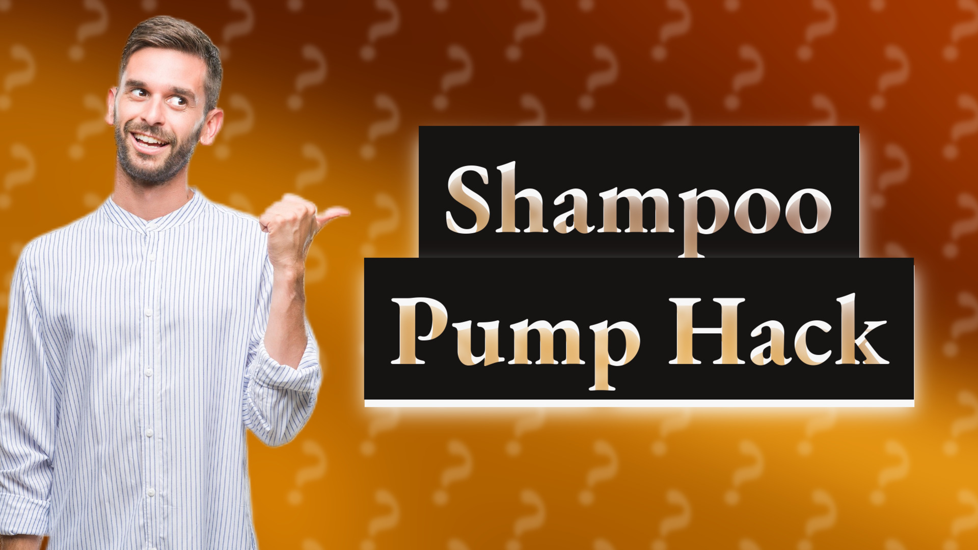 Shampoo Pump Hack