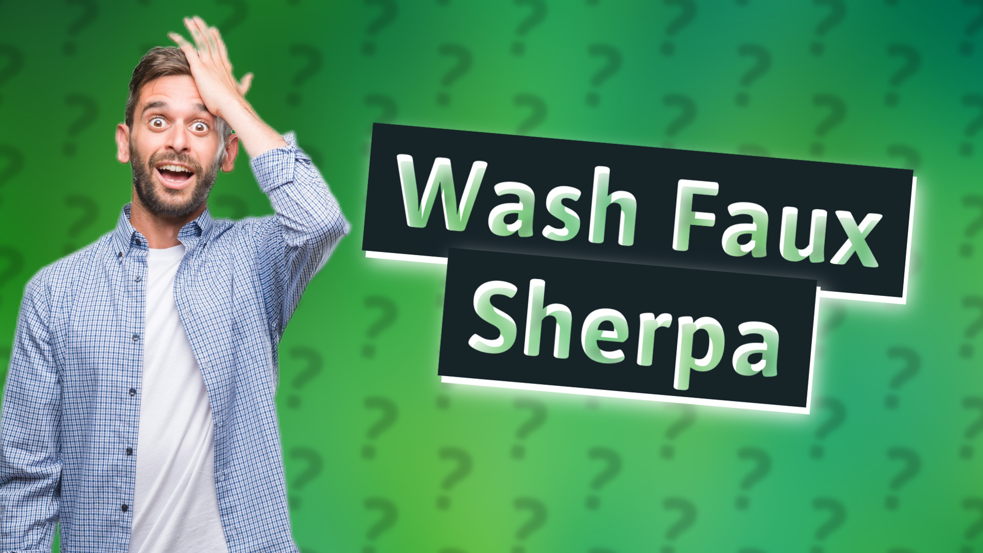 Wash Faux Sherpa