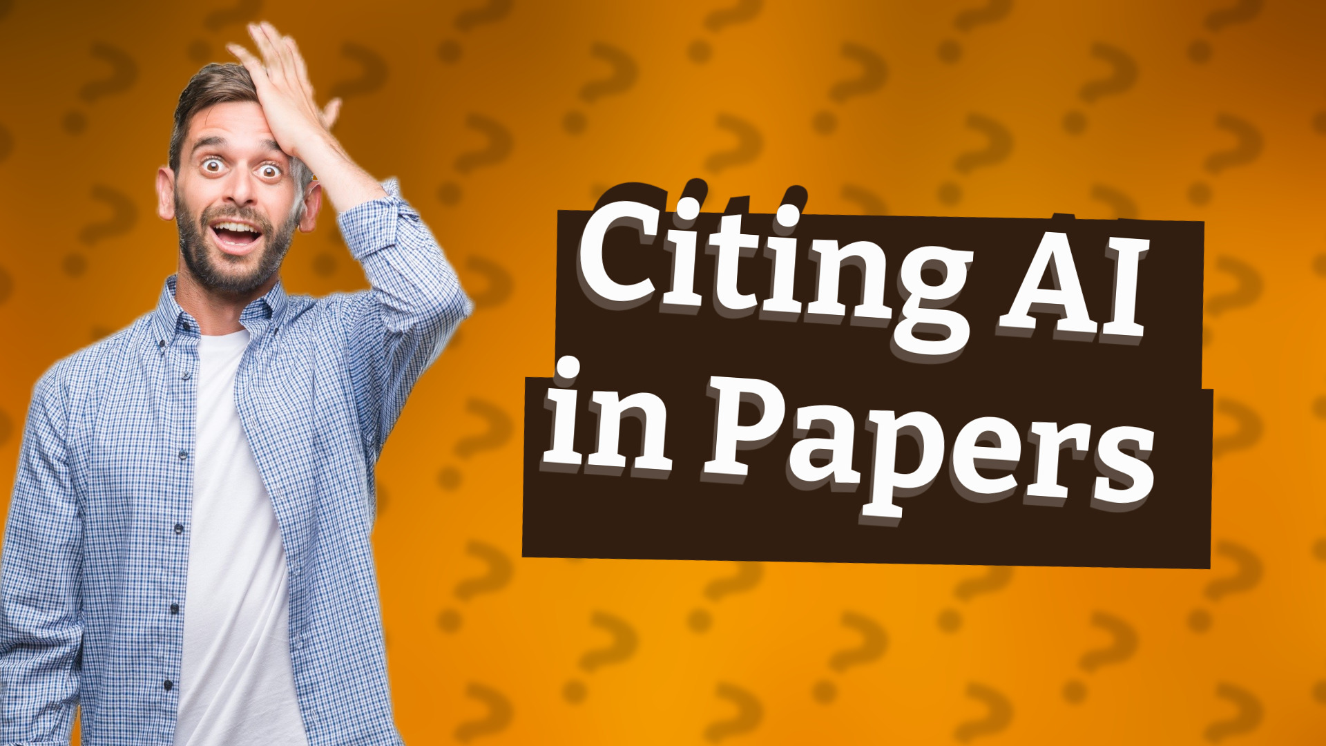 Citing AI in Papers