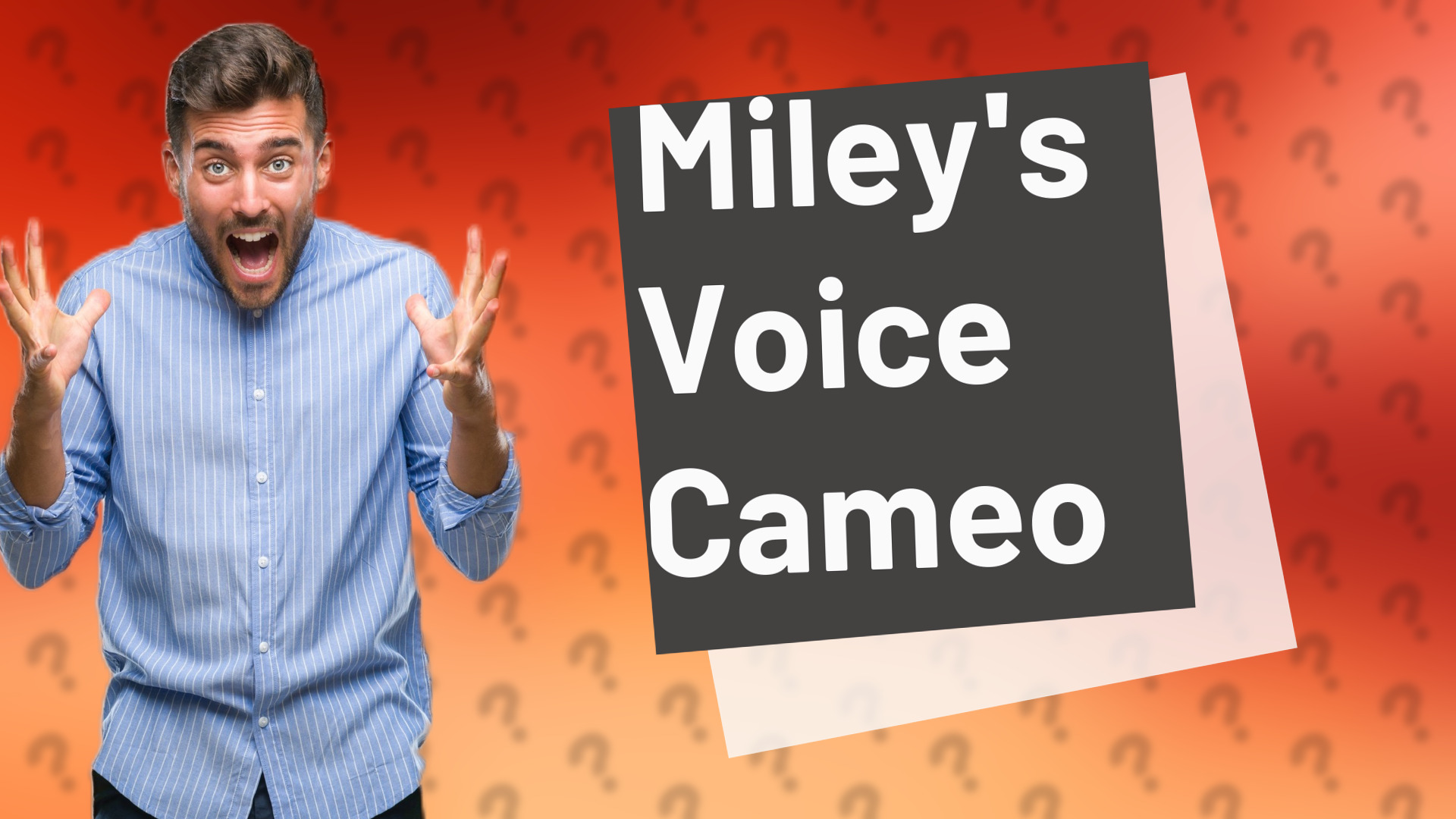 Miley's Voice Cameo
