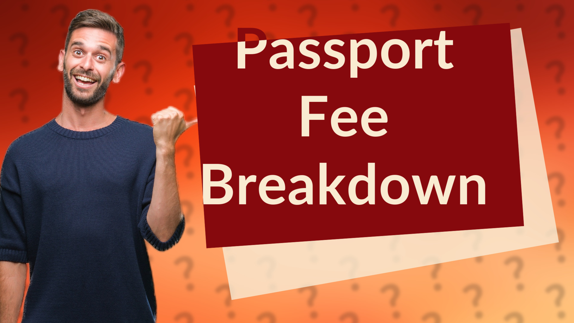 Passport Fee Breakdown