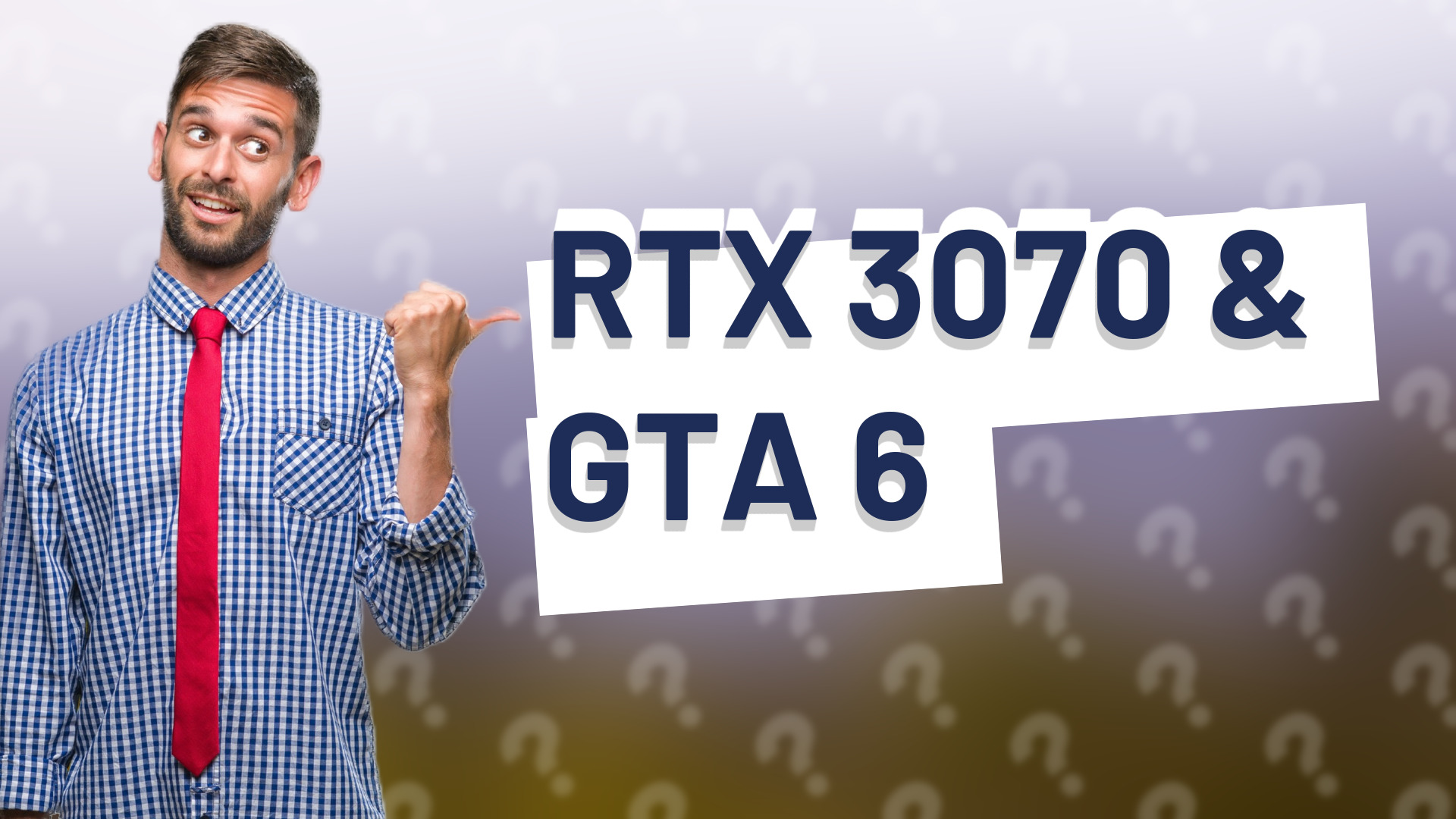 RTX 3070 & GTA 6