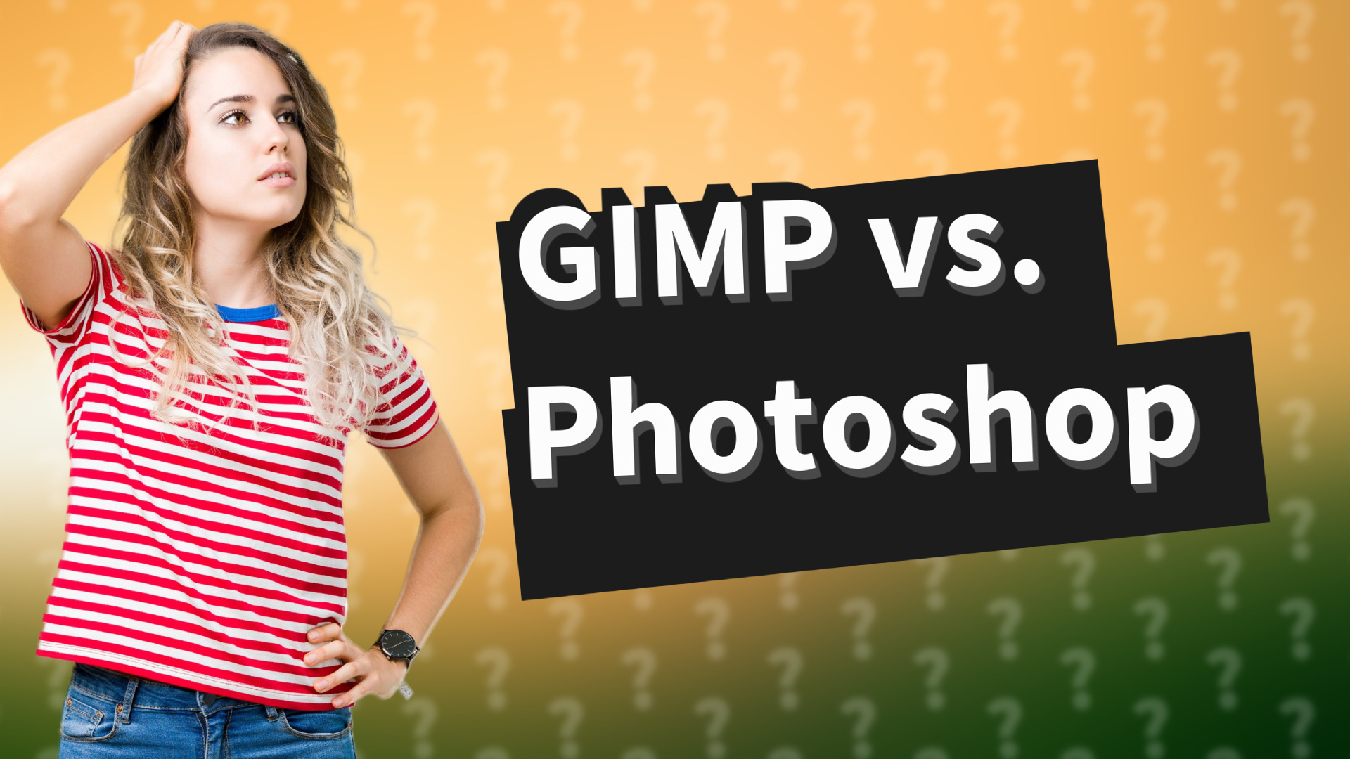 GIMP vs. Photoshop