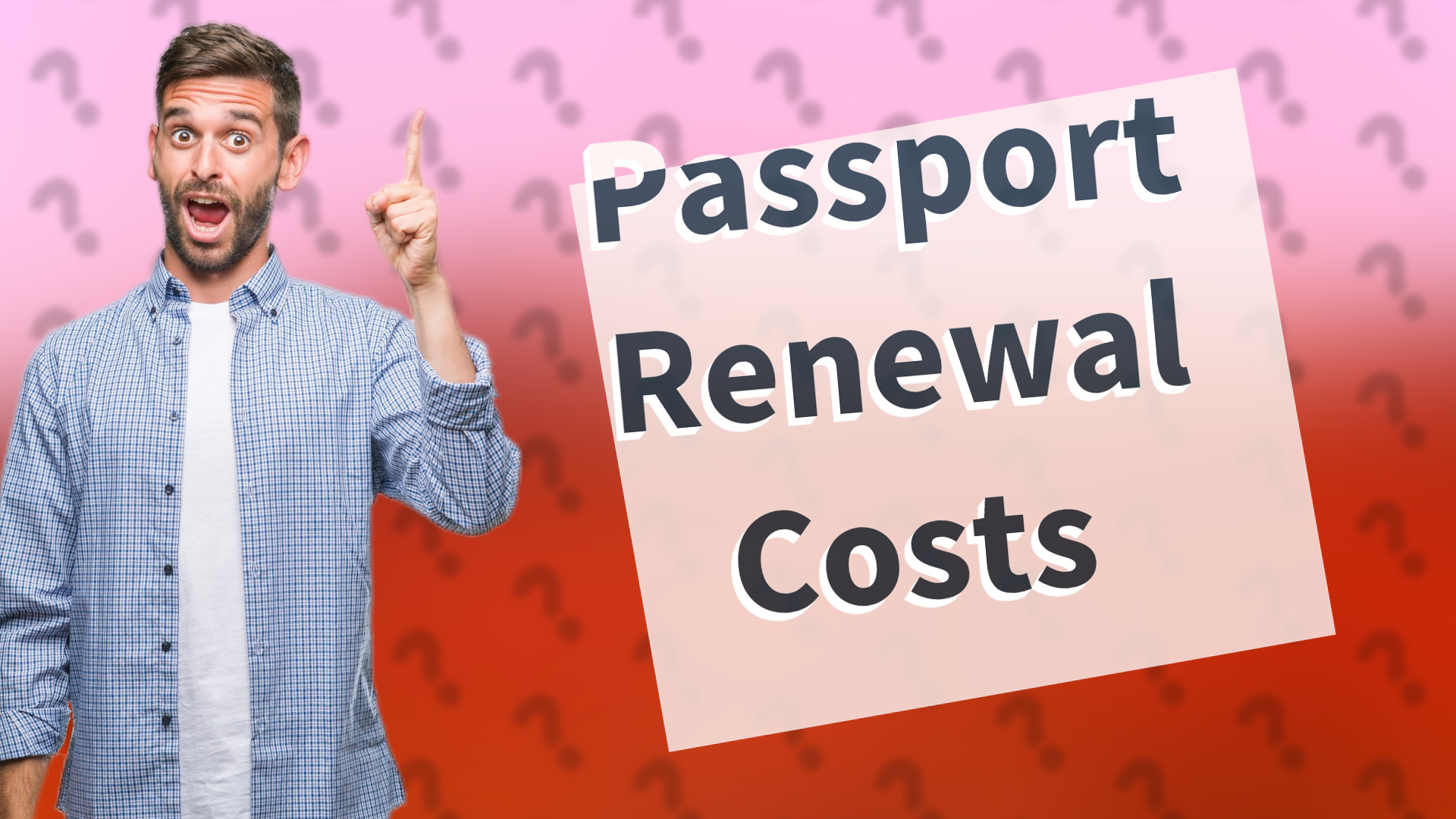 Passport Renewal Costs
