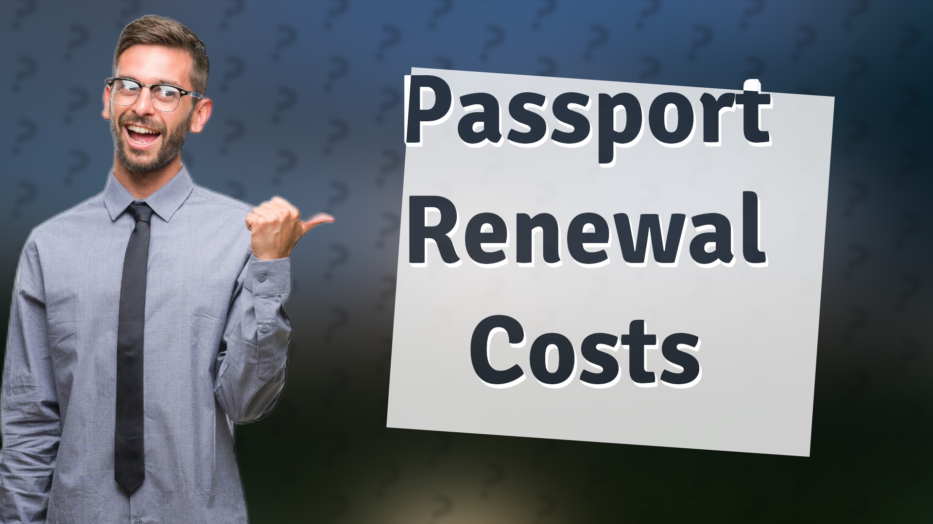 Passport Renewal Costs