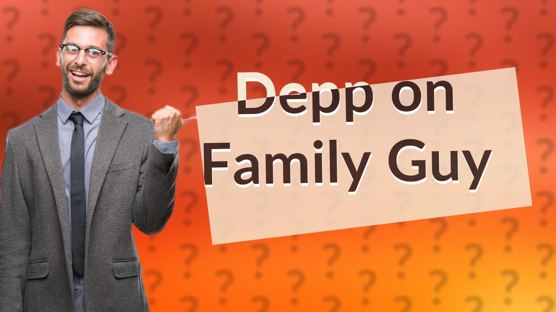 Depp on Family Guy